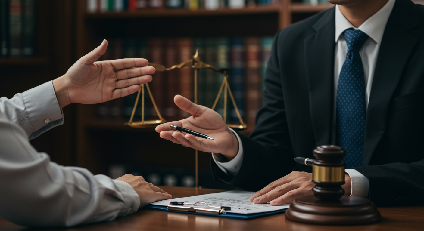 Attorney Consultation Scene