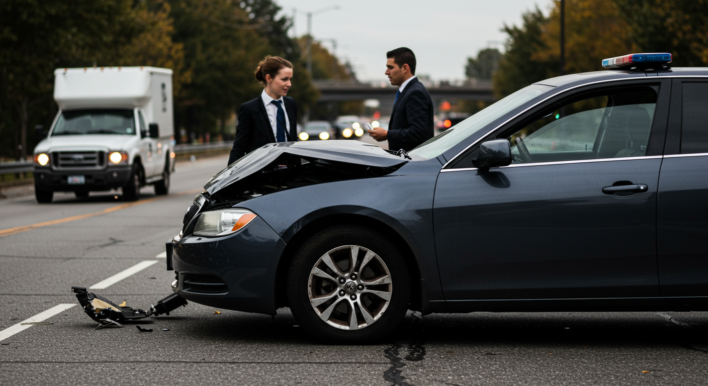 Car Accident Scene